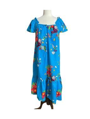 Hilo Hattie vintage Hawaiian muumuu dress large